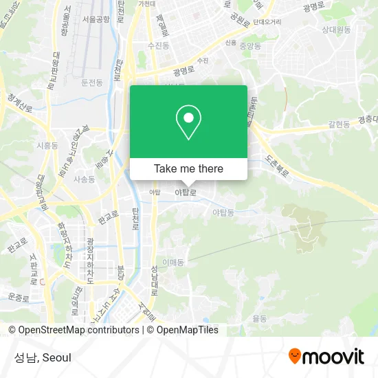 성남 map