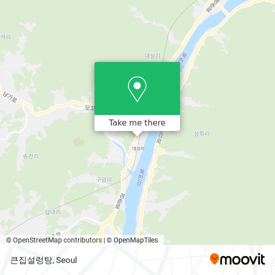 큰집설렁탕 map