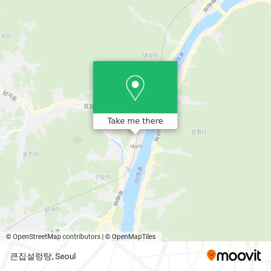 큰집설렁탕 map