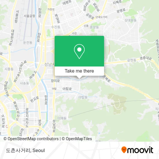 도촌사거리 map