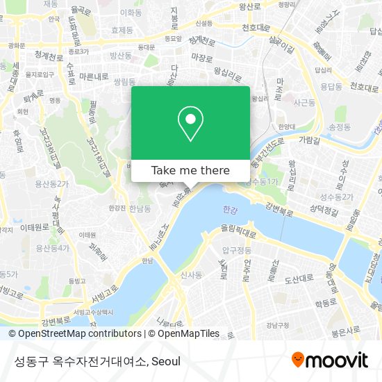 성동구 옥수자전거대여소 map