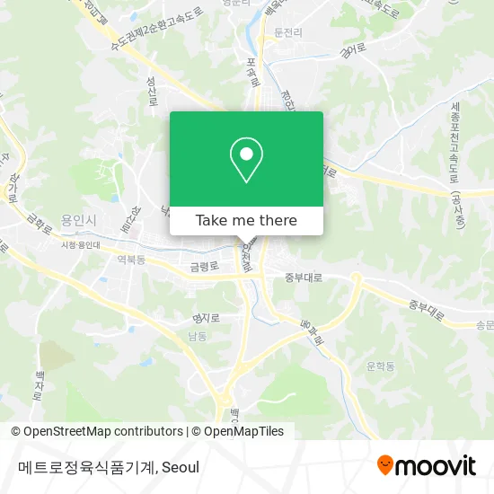 메트로정육식품기계 map