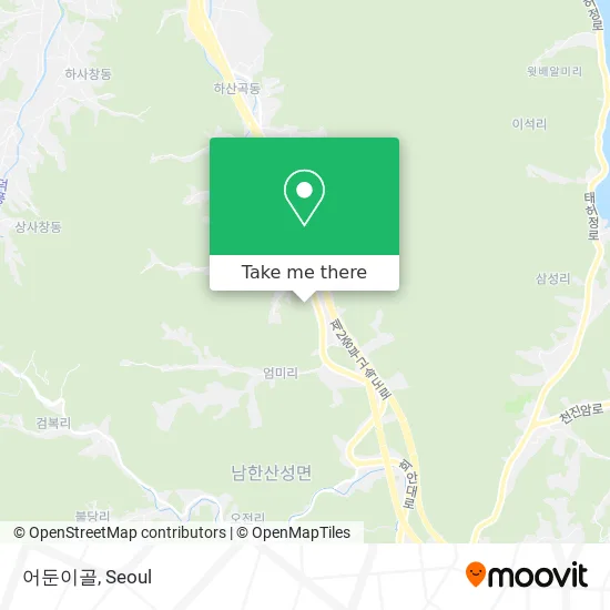 어둔이골 map
