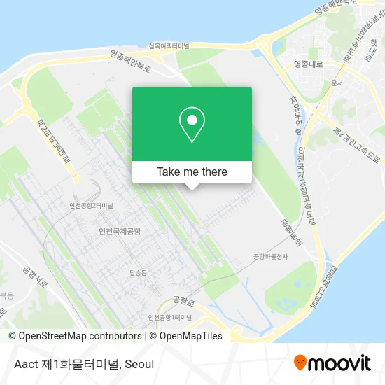 Aact 제1화물터미널 map