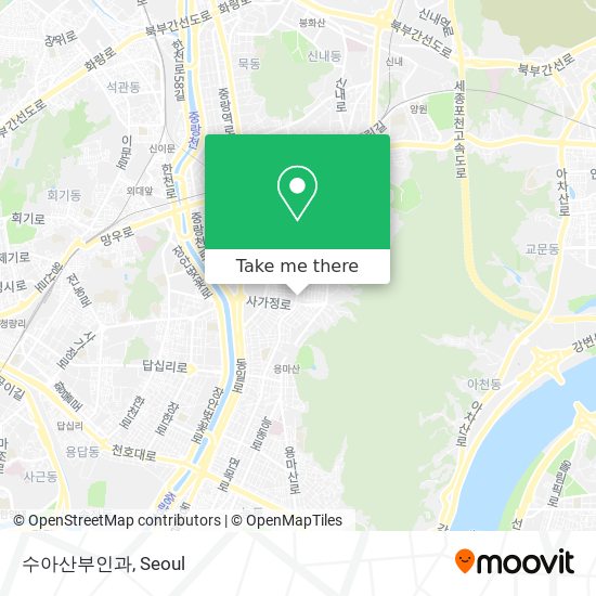 수아산부인과 map