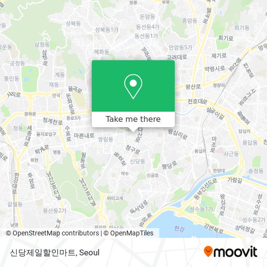 신당제일할인마트 map