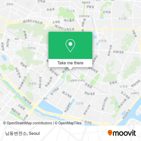 남동변전소 map