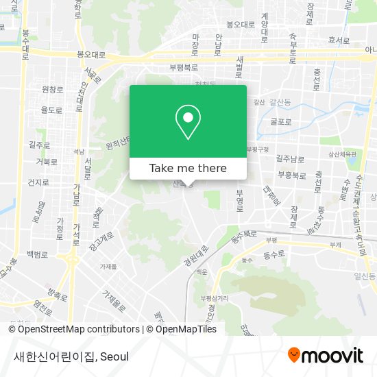 새한신어린이집 map