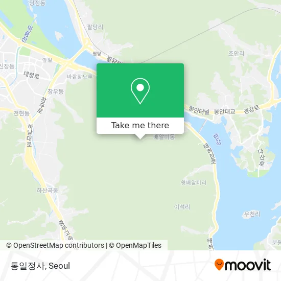 통일정사 map