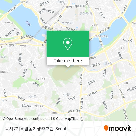 육사7기특별동기생추모탑 map