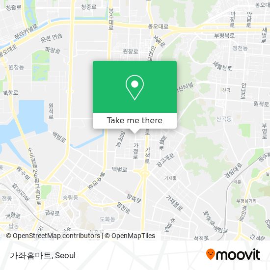 가좌홈마트 map