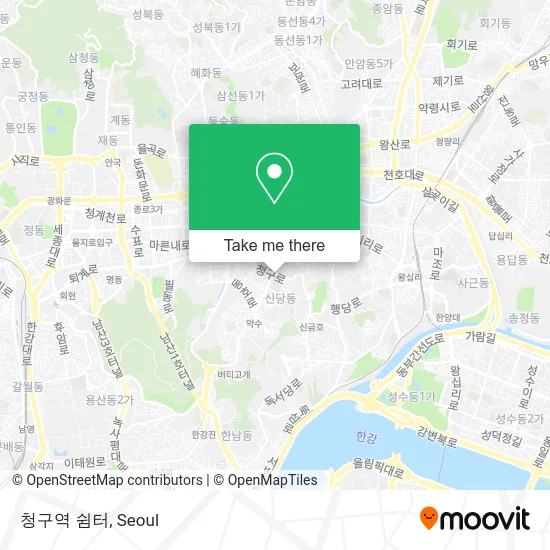 청구역 쉼터 map