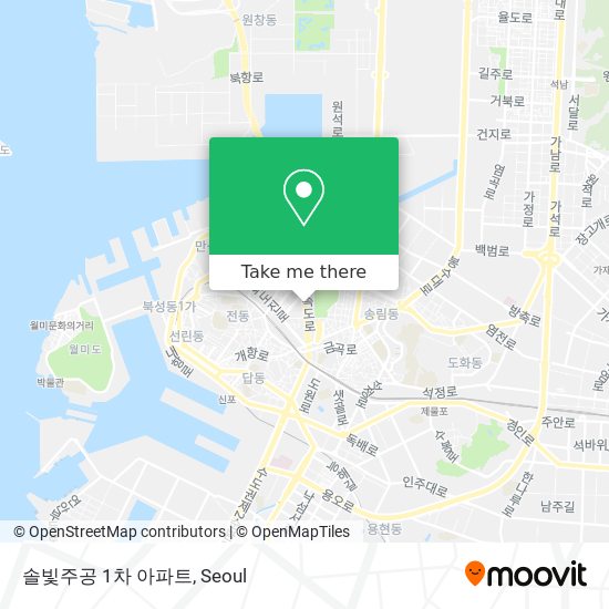 솔빛주공 1차 아파트 map