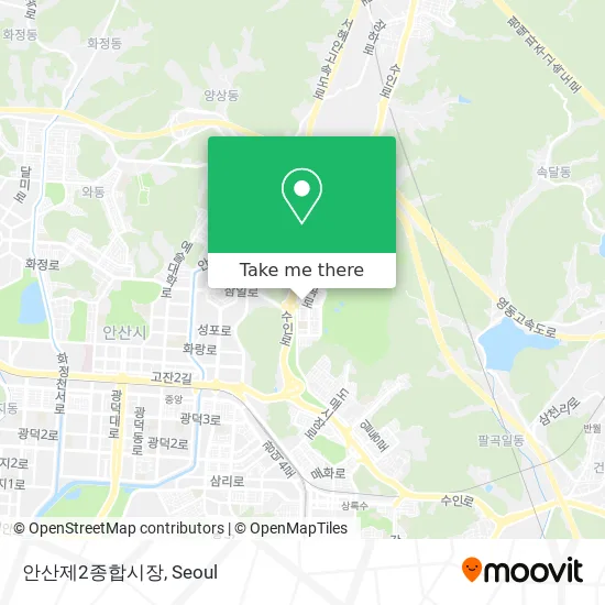 안산제2종합시장 map