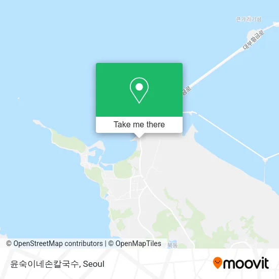 윤숙이네손칼국수 map