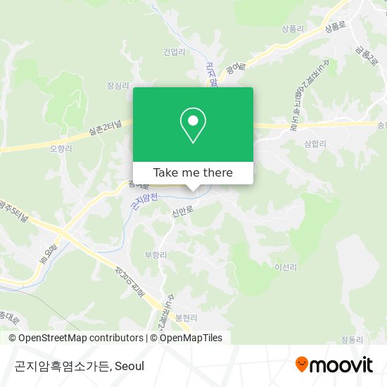 곤지암흑염소가든 map