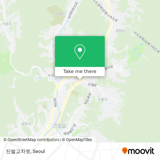 진벌교차로 map