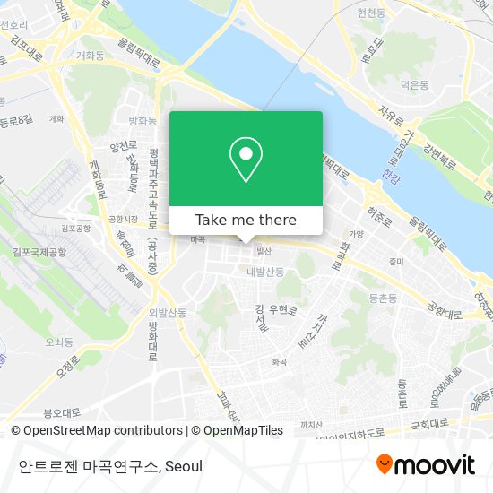 안트로젠 마곡연구소 map