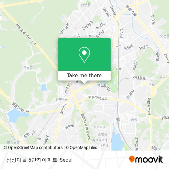 삼성마을 5단지아파트 map