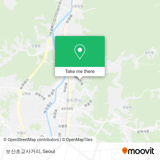 보산초교사거리 map