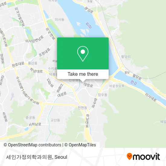 세인가정의학과의원 map