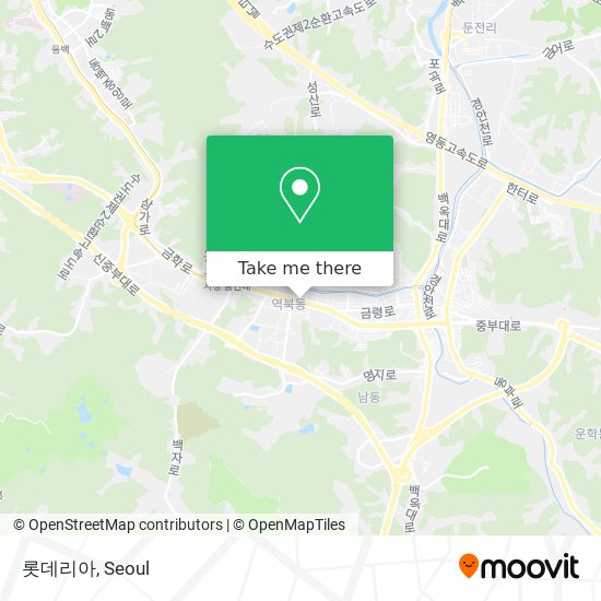 롯데리아 map