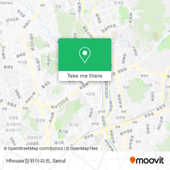 Hhouse장위아파트 map