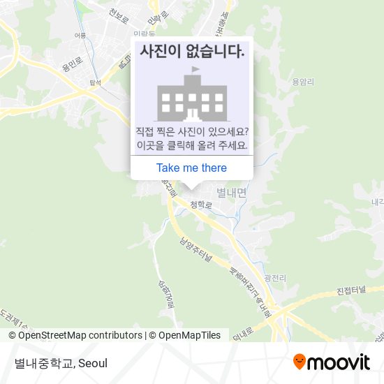 별내중학교 map