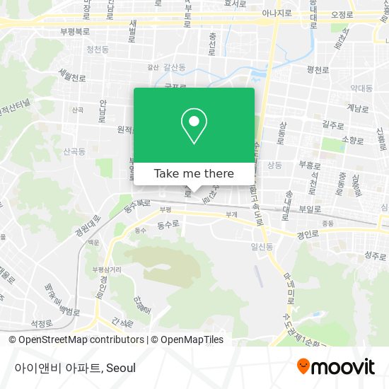 아이앤비 아파트 map