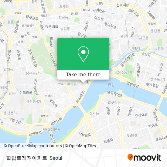힐탑트레져아파트 map