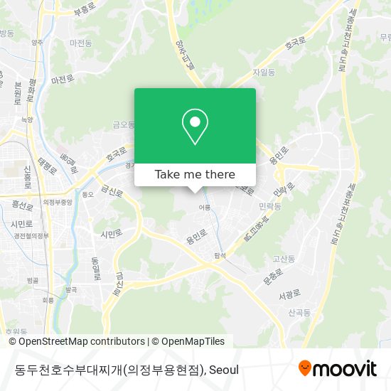 동두천호수부대찌개(의정부용현점) map