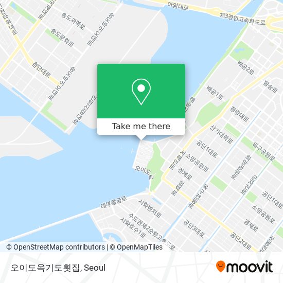 오이도옥기도횟집 map