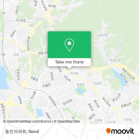 동진아파트 map