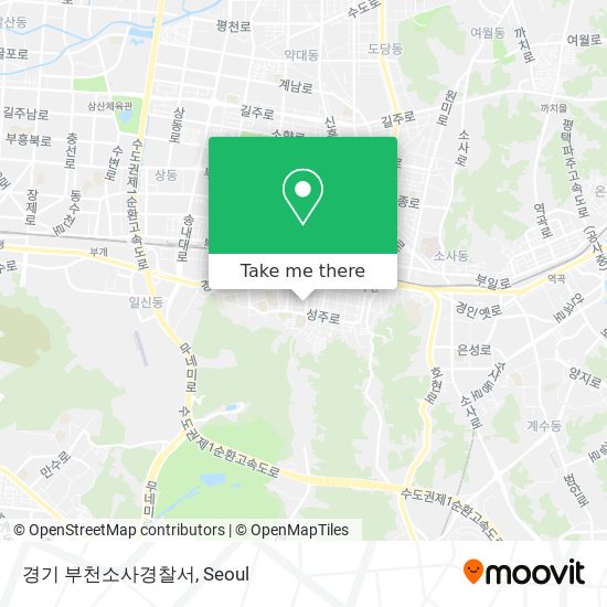 경기 부천소사경찰서 map