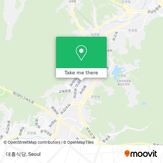 대흥식당 map