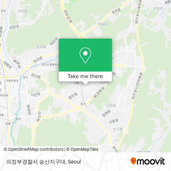 의정부경찰서 송산지구대 map