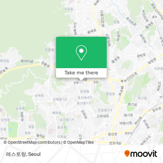 레스토랑 map