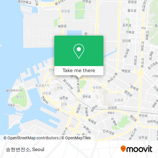 송현변전소 map