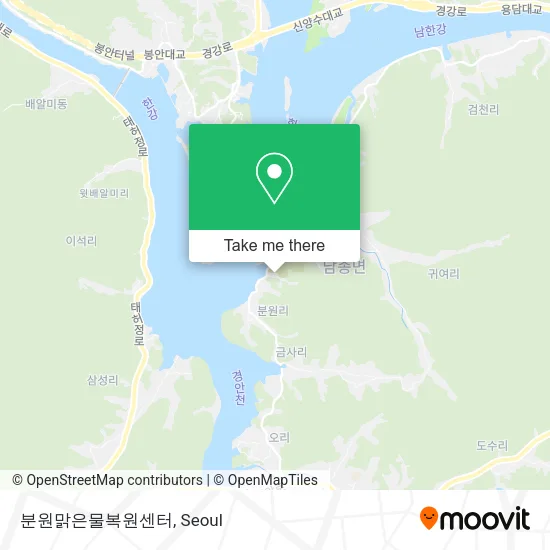 분원맑은물복원센터 map