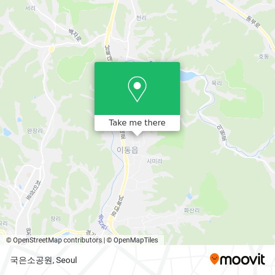 국은소공원 map