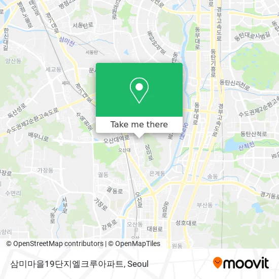삼미마을19단지엘크루아파트 map