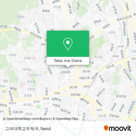 고려대학교우체국 map