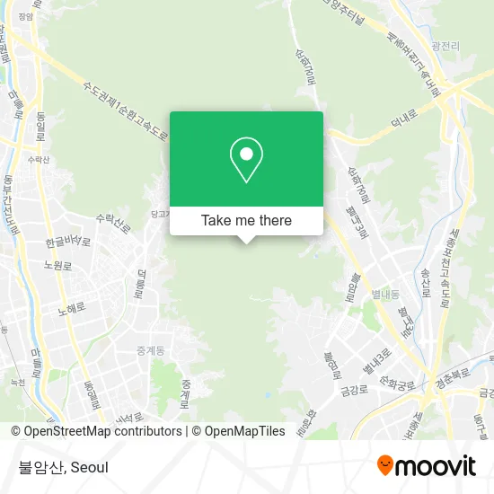 불암산 map