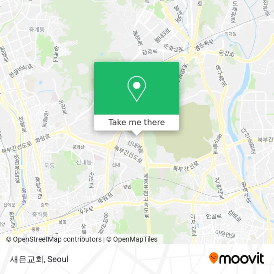 새은교회 map