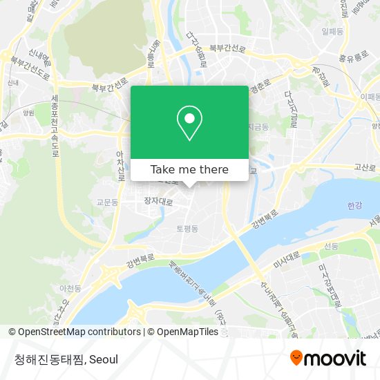 청해진동태찜 map
