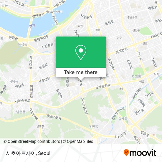 서초아트자이 map