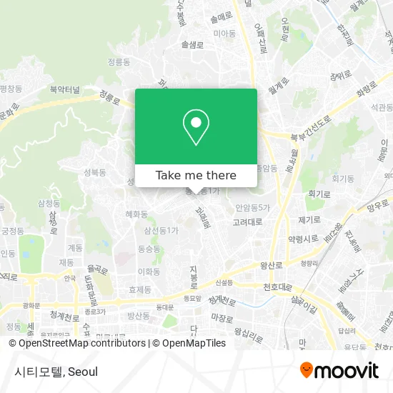 시티모텔 map