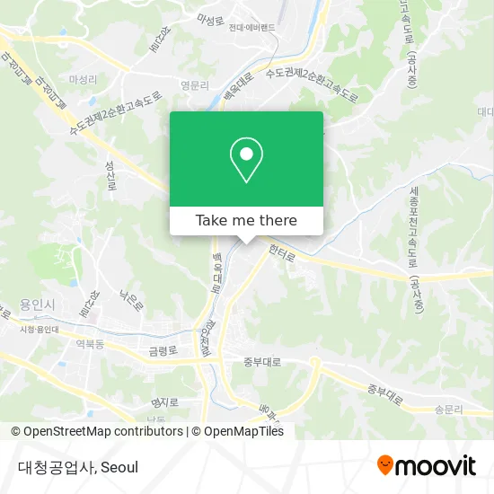 대청공업사 map