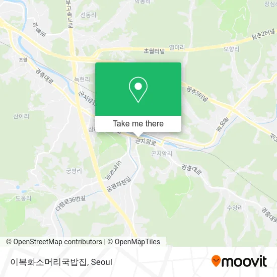 이복화소머리국밥집 map