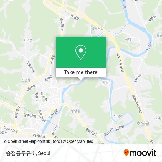 송정동주유소 map